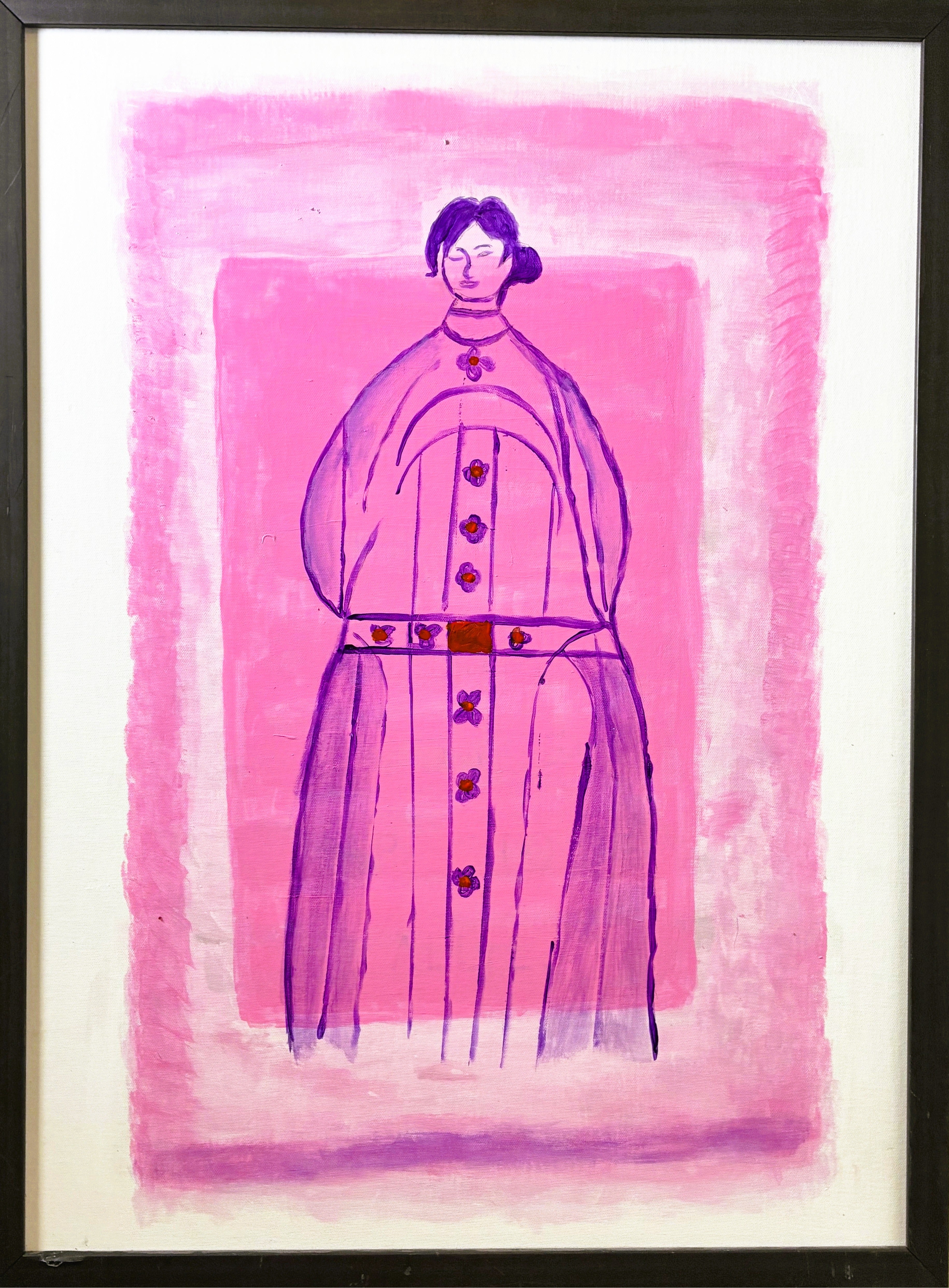 Original Modern Art: The Pink Reverie