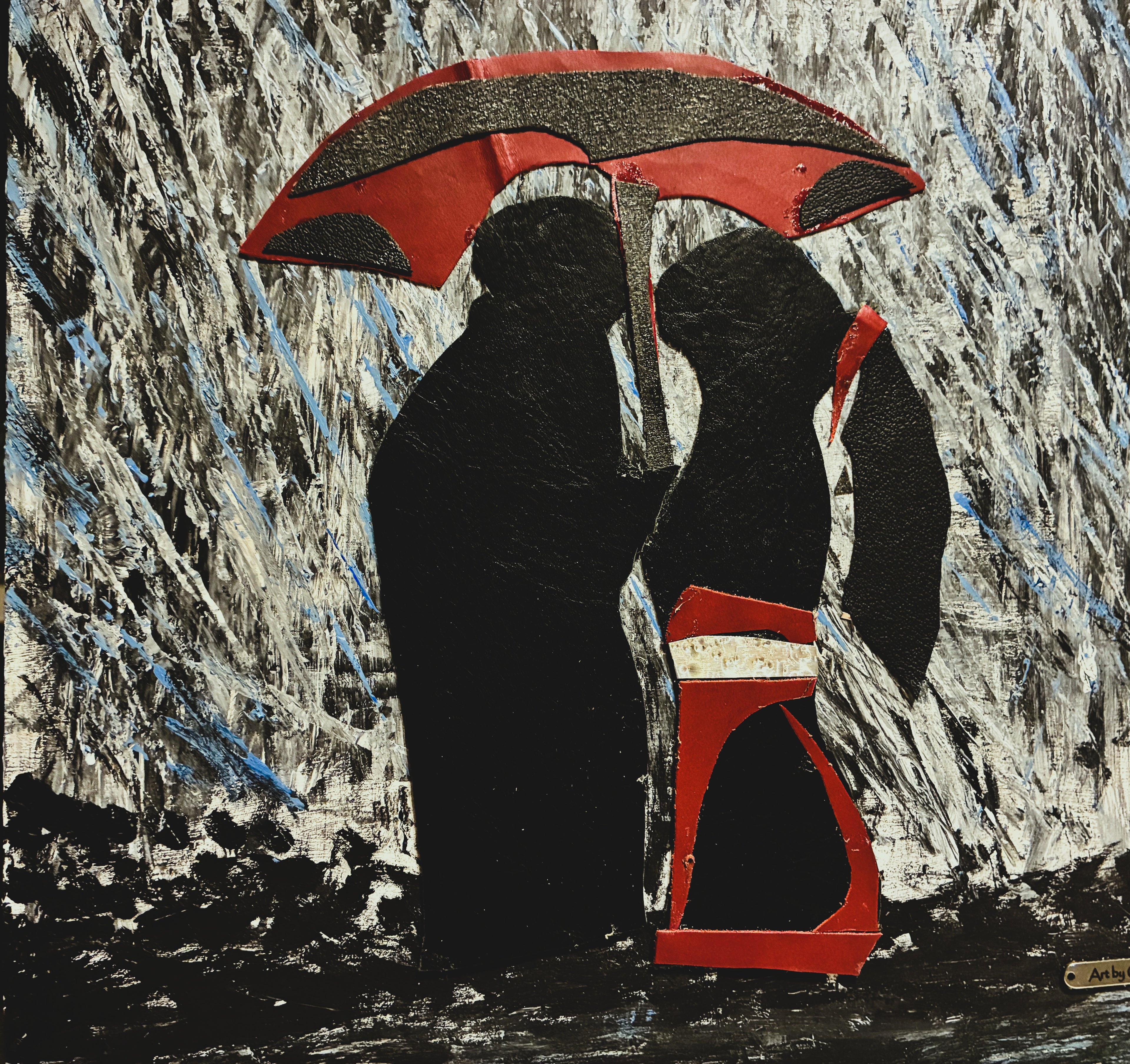 Original Artwork: Under One Umbrella Where First Love Becomes Memory
